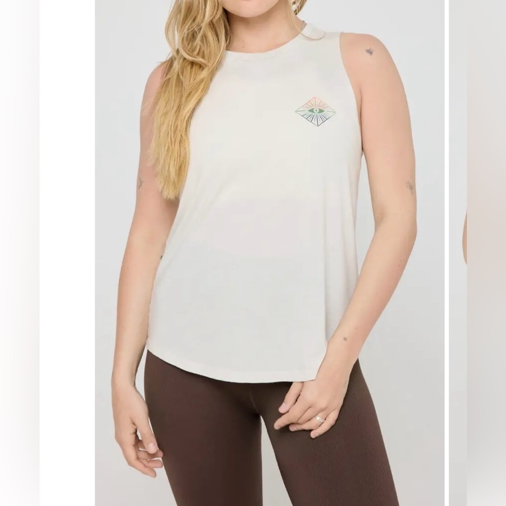 Spiritual Gangster Spiritual Essence Jade Graphic Tank NWT
